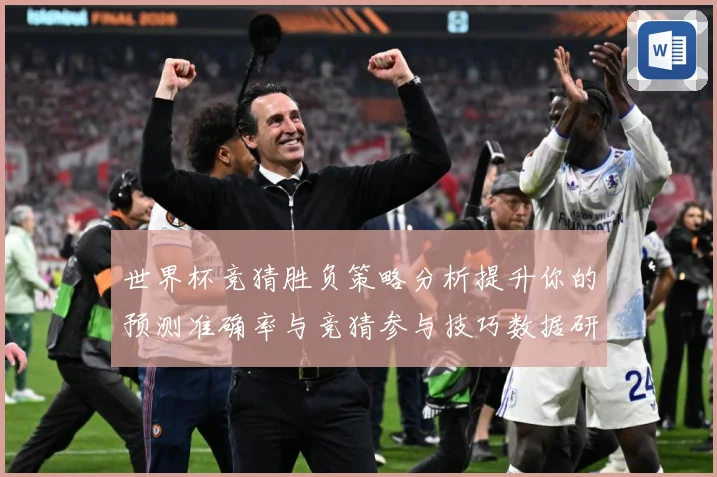 世界杯竞猜胜负策略分析提升你的预测准确率与竞猜参与技巧数据研判-深度解析